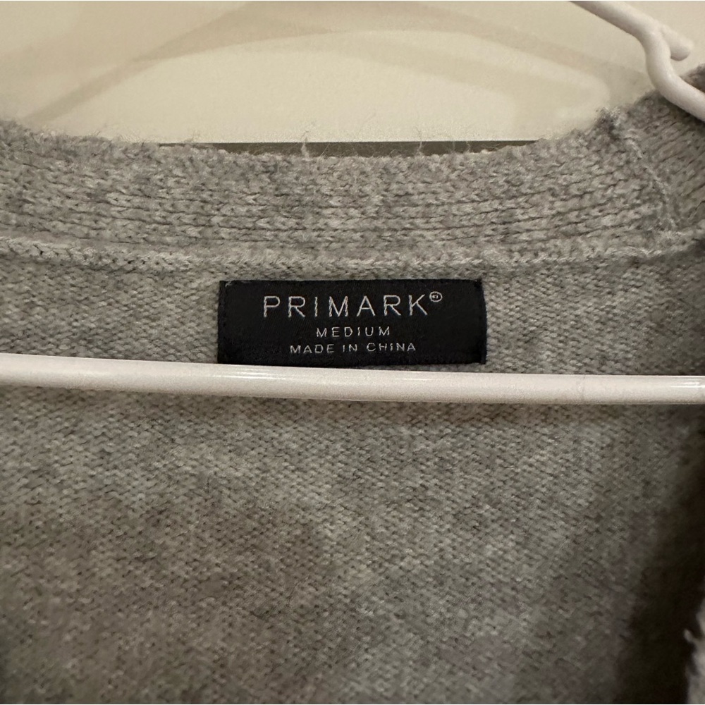 Gray Button Down Sweater - Picture 3 of 6